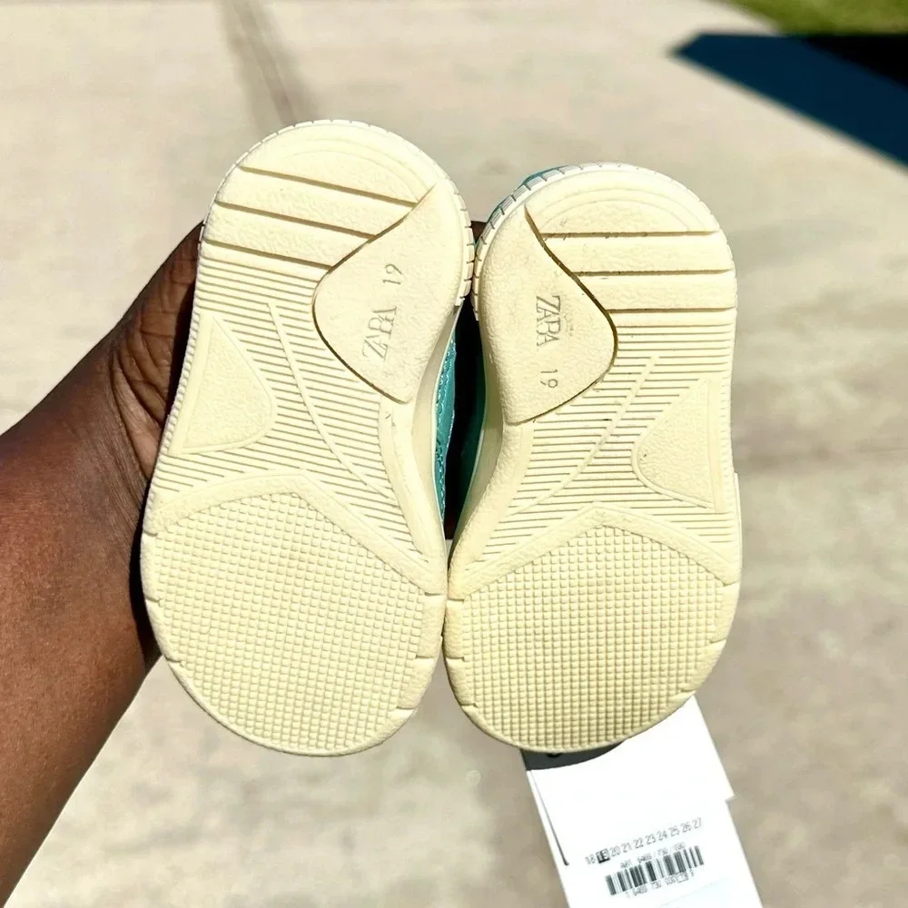 Teal Green Zara Baby Girl‎ Sneakers